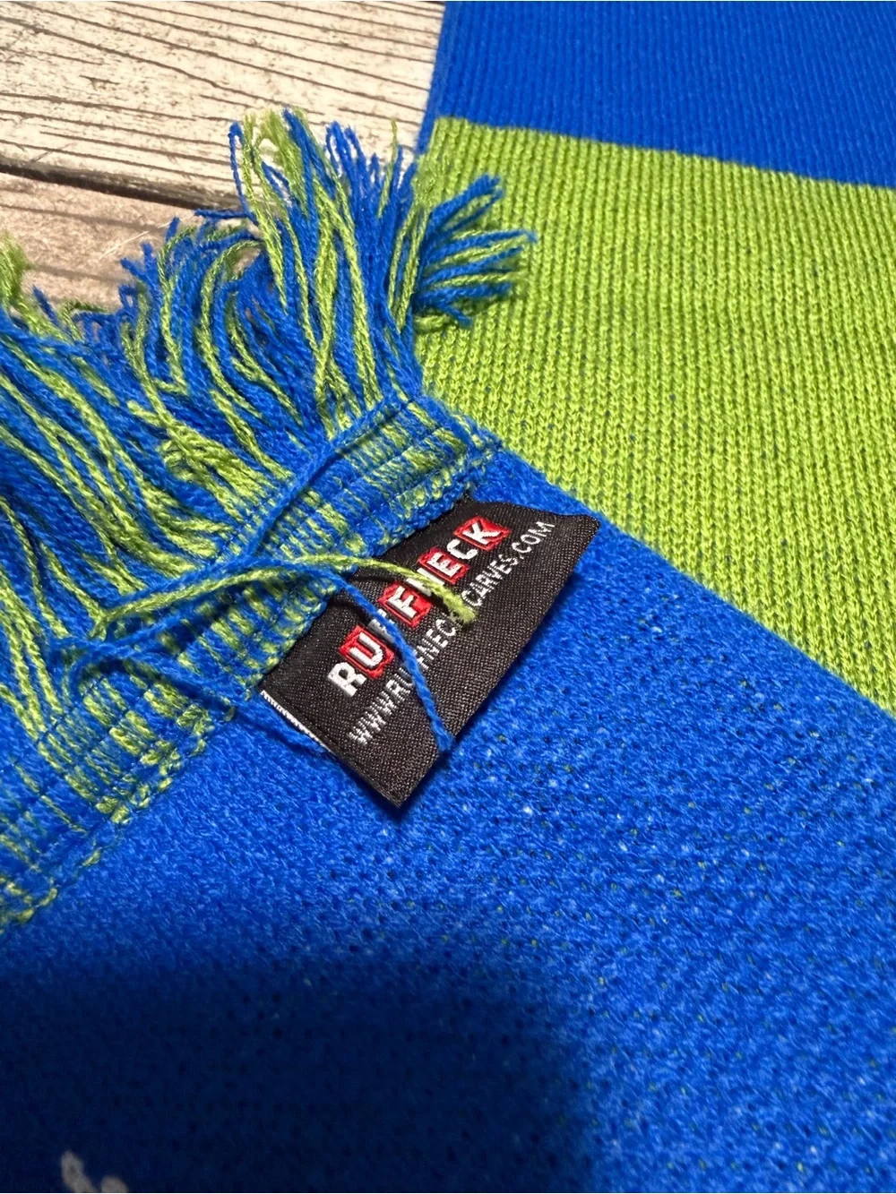 Ruffneck Seattle Sounders Fc MLS Scarf Blue Green Acrylic